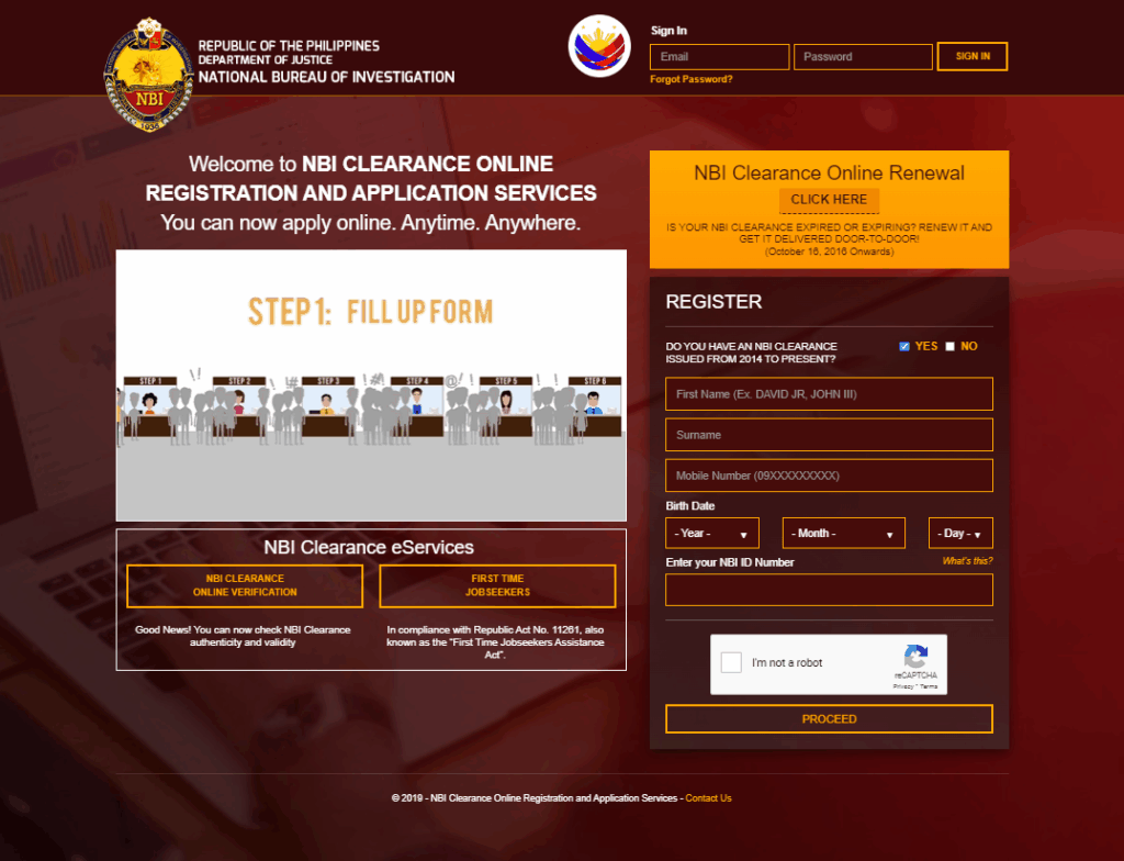 Fill nbi form, complete tutorial