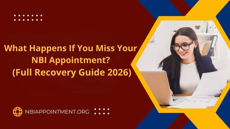 What Happens If You Miss Your NBI Appointment? (Full Recovery Guide 2026)